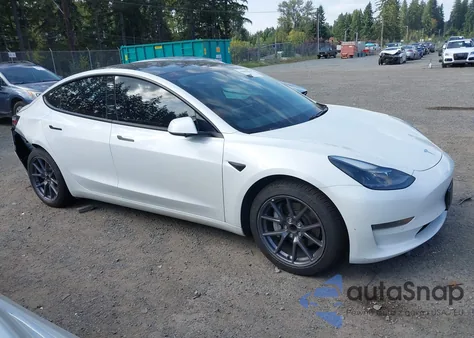 2021 Tesla Model 3 Standard Range Plus Rear-Wheel Drive из США, поврежденный, VIN 5YJ3E1EA3MF870838